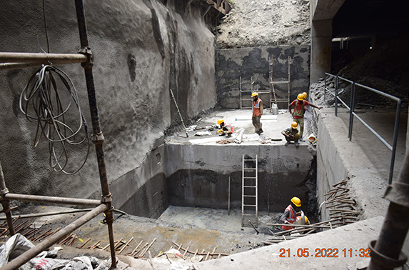 EE 01 sewer pit waterproofing works
