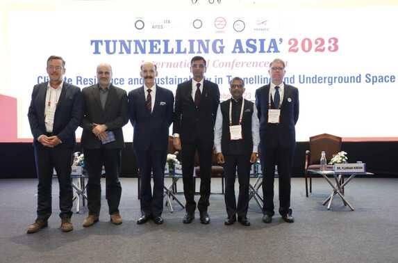 MMRC honoured with the 'Tunnelling project of the year’ and 'Safety initiative of the year’ awards in the Tunnelling Association of India (TAI) Awards 2023