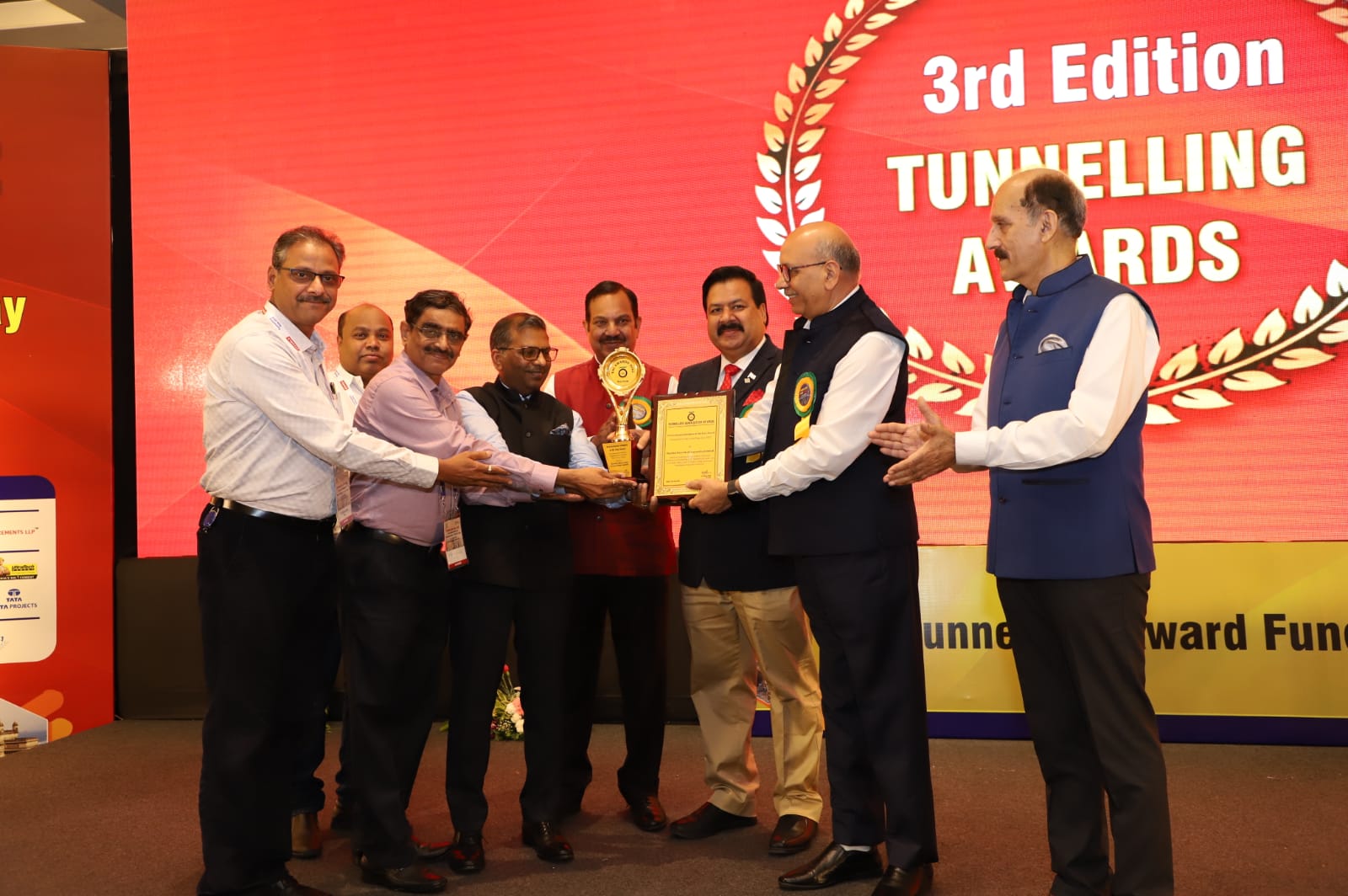 MMRC receives Environmental Initiative of the year Award for TAI Tunnelling & Underground Space Awards 2022.