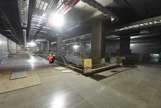 Spectacular images of BKC metro station taking shape 