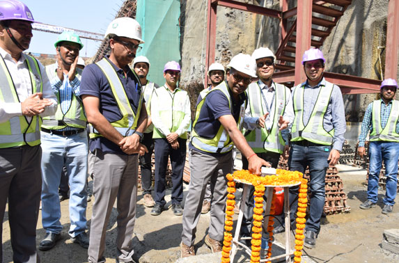 Tunneling by New Austrian Tunneling Method (NATM ) commenced.