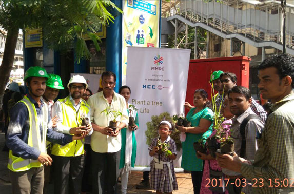 Package - 2 Project team distributed saplings to the public under Project Neighbourhood