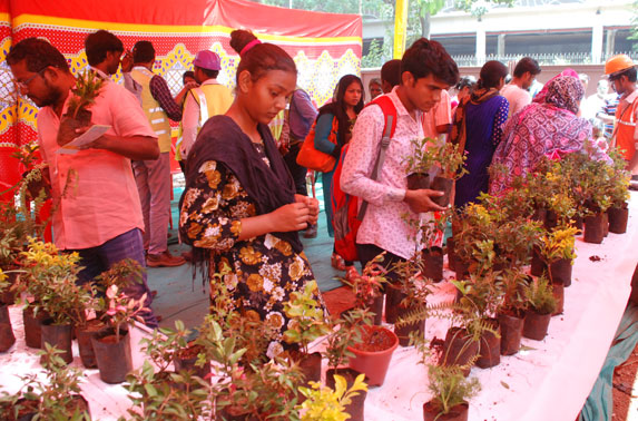 Package - 3 Project team distributed saplings to the public under Project Neighbourhood