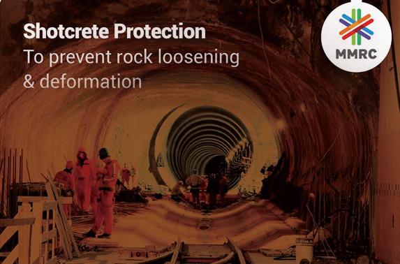 New Austrian Tunnelling Method (NATM) creates a natural ring-like support structure around the tunnel