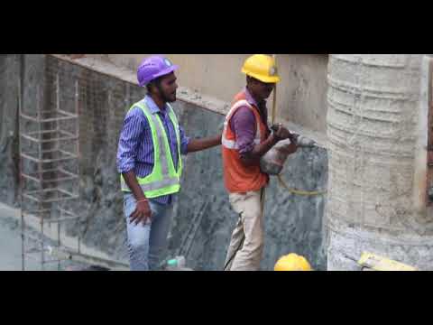 Embedded thumbnail for Making of the Churchgate Metro3 station